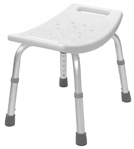 TABORET POD PRYSZNIC KRZESŁO PRYSZNICOWE STOŁEK ALUMNIOWY DLA SENIORA na Arena.pl