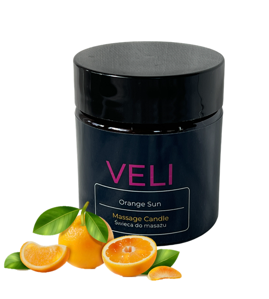 Świeca do masażu Słoneczna pomarańcza zdjęcie 1