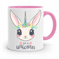 Kubek Różowy Dzień Dziecka Córki Im A Unicorn Z Nadrukiem Ze Zdjęciem