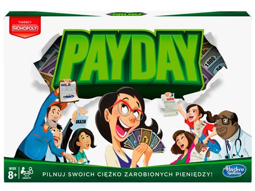 HASBRO Monopoly PayDay Gra Planszowa E0751 na Arena.pl