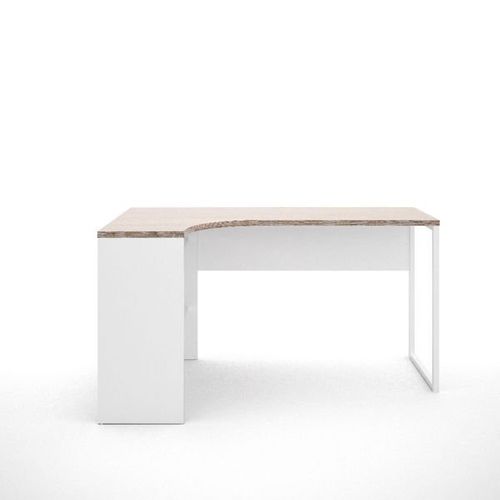 Function 118 biurko narożne biały/dąb trufla na Arena.pl