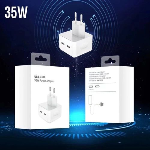 Ładowarka Sieciowa Szybka (35W) Apple do iPhone, iPad, MacBook 2 X USB-C na Arena.pl
