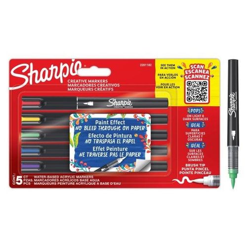 markery akrylowe creative brush 5szt 1824 na Arena.pl
