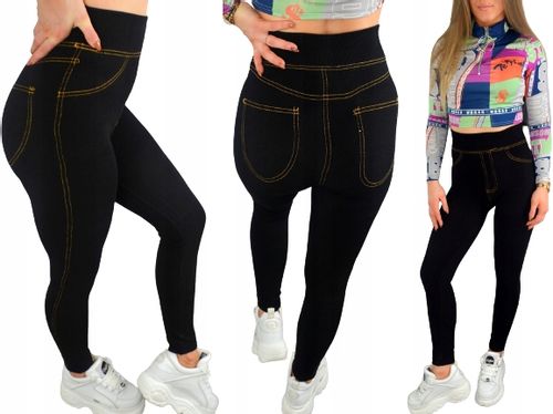 LEGGINSY BEZSZWOWE ELASTYCZNE GETRY bambus XL/2XL na Arena.pl