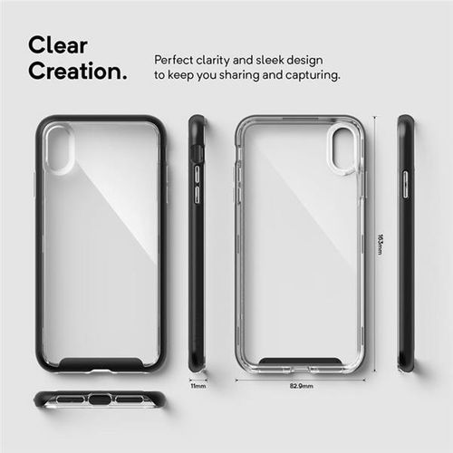 Caseology Skyfall Case - Etui iPhone Xs Max (Black) na Arena.pl