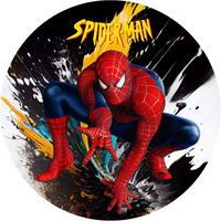 Opłatek na tort Spider Man Człowiek Pająk Postać Bohater Avengers