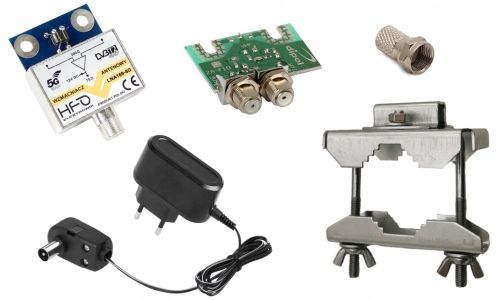 Antena TV UHF VHF Tri Digit Combo H/V DVB-T2 LNA-169 38dBi MUX-8 Dipol na Arena.pl