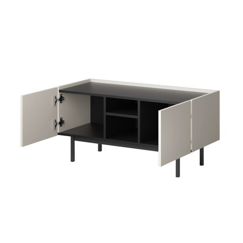 Szafka RTV stojąca Noel 100 Kaszmir / Czarny na Arena.pl