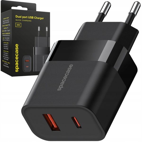 SZYBKA ŁADOWARKA SIECIOWA DO TELEFONU USB USB-C TYP-C 20W 3A UNIWERSALNA zdjęcie 1