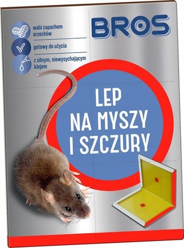 BROS DUŻY Lep na myszy i szczury, pułapka lepowa 6 SZTUK na Arena.pl