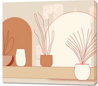 Obraz 100x90cm Widok Roślin