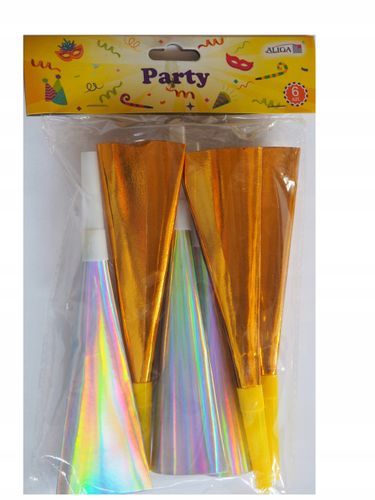 trąbka papierowa, party na Arena.pl