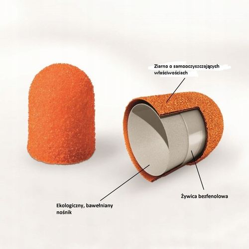 LUKAS PODO Kapturek ścierny 10mm/80 - 10szt na Arena.pl