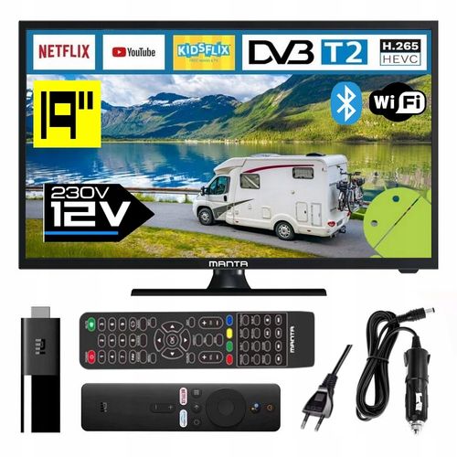 Telewizor 12V 19'' SMART ANDROID XIAOMI USB HDMI na Arena.pl