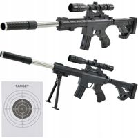 KARABIN NA KULKI REPLIKA 6mm LUNETA LASER PISTOLET