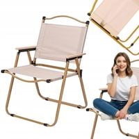 KRZESŁO TURYSTYCZNE SKŁADANE LEKKIE KRZESEŁKO KEMPINGOWE WĘDKARSKIE