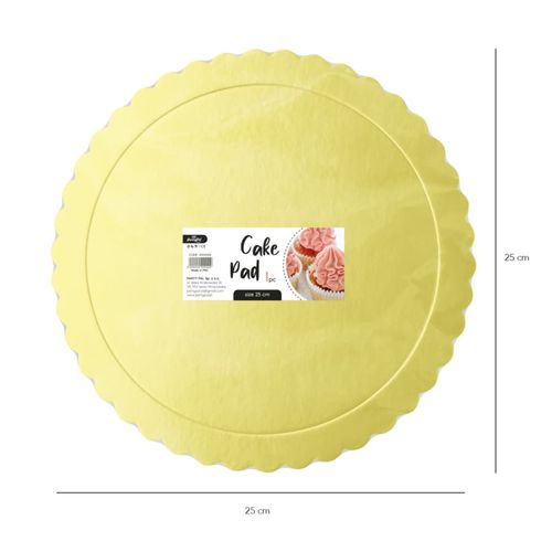 Podkład pod tort okrągły złoty, 25 cm na Arena.pl