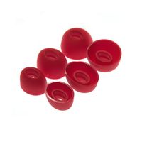 gumki owalne do Edifier / Xiaomi Redmi czerwone