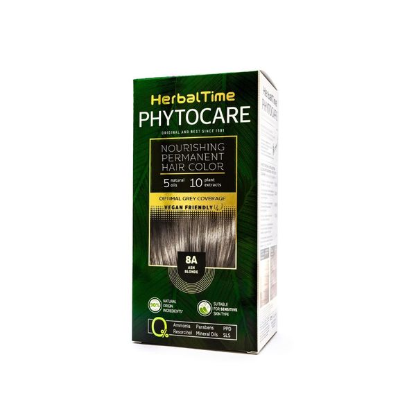 HERBAL TIME Phytocare Farba do włosów naturalna 8A Ash Blonde zdjęcie 1