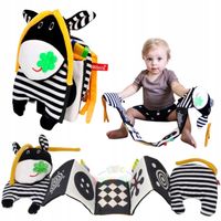 KONTRASTOWA edukacyjna miękka książeczka KRÓWKA