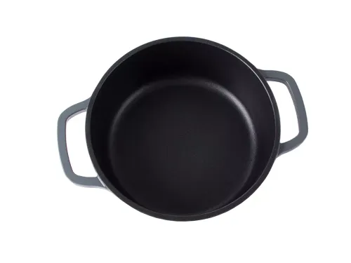 Garnek brytfanna do gotowania pieczenia non stick indukcja gaz pokrywa 2l na Arena.pl