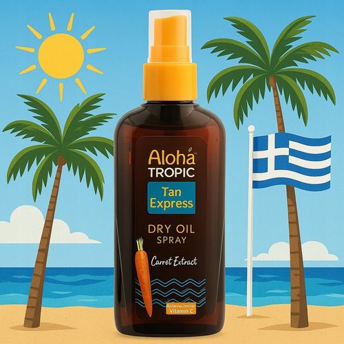 Greckie opalanie Aloha Tropic Suchy olejek BOOSTER PRZYSPIESZACZ OPALANIA na Arena.pl