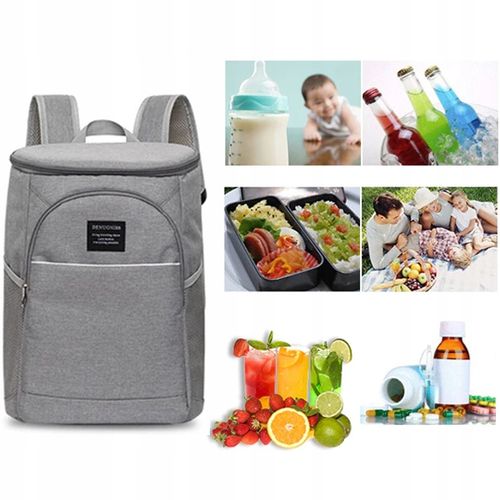 PLECAK TERMICZNY TERMOIZOLACYJNY TURYSTYCZNY TORBA PODRÓŻNA LODÓWKA PLAŻOWA na Arena.pl