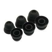 Gumki Bi-flange do słuchawek dousznych 5.5 - 7.0 mm S,M,L czarne