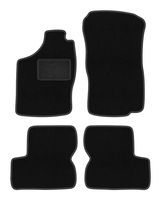Dywaniki welurowe LUX Opel Astra F 1991-2002 czarne z mocowaniami