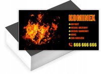 Wizytówki firmowe Foliowane 1000szt dużo wzorów WĘGIEL OPAŁ