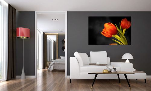 Obraz Tryptyk 120X80 Tulipany na Arena.pl