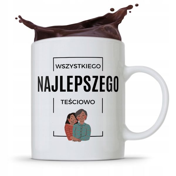 Kubek Prezent Dla Teściowej Najlepszego Prezent Z Nadrukiem Ze Zdjęciem zdjęcie 1