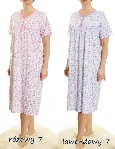 Koszula nocna wygodna PIŻAMA bawełna ELA MEGA PLUS SIZE na Arena.pl