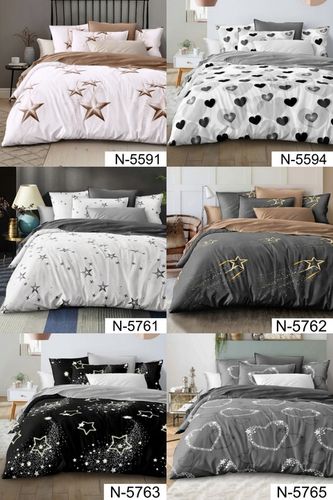 KOMPLET POŚCIEL 160x200 +2 POSZEWKI DWUSTRONNA DUŻO WZORÓW MODNA na Arena.pl