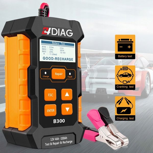 TESTER DO AKUMULATORÓW PROSTOWNIK B300 3w1 12V 5A zdjęcie 12