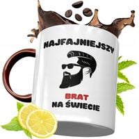 Kubek Bordowy Dla Brata Na Urodziny Prezent Z Nadrukiem Ze Zdjęciem