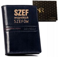Grawerowany portfel dla SZEFA jakość SUPER CENA