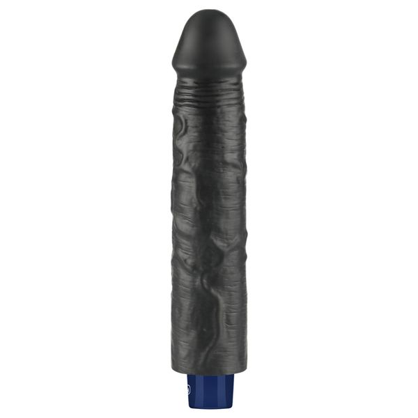 9.5" Real Softee Rechargeable Tpe Vibrating Dildo(Black zdjęcie 6
