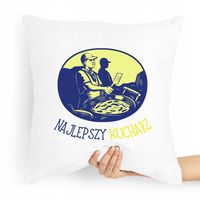 Poduszka Dla Kucharza Prezent Najlepszy Kucharz Z Nadrukiem Ze Zdjęciem