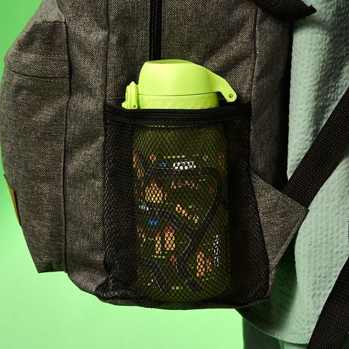 BUTELKA BIDON NA WODĘ ZIELONY AUTKA AUTA SAMOCHODY POJAZDY ION8 0,35 l na Arena.pl