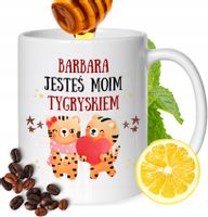 Kubek Dla Barbary Koleżanki Przyjaciółki Prezent Z Nadrukiem Biały 330Ml