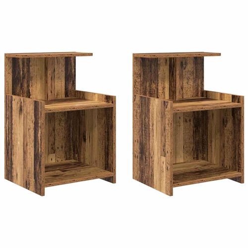 Szafka Nocna 2 pcs Stare drewno 40 x 35 x 60 cm na Arena.pl