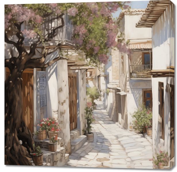 Obraz 100x100cm Urok Starego Miasta zdjęcie 1