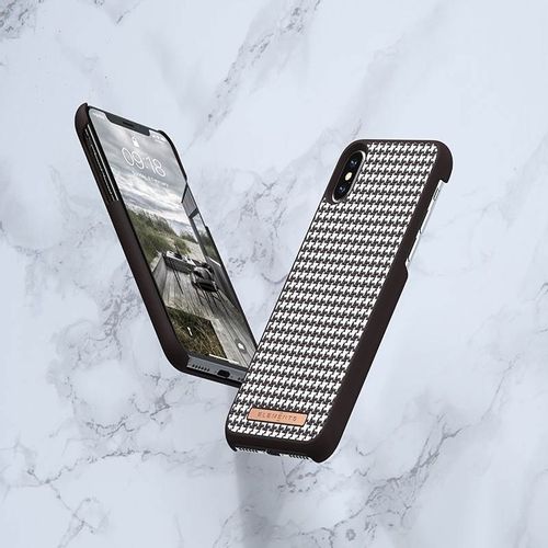 Nordic Elements Saeson Idun - Materiałowe etui iPhone Xs Max (Dark Brown) na Arena.pl