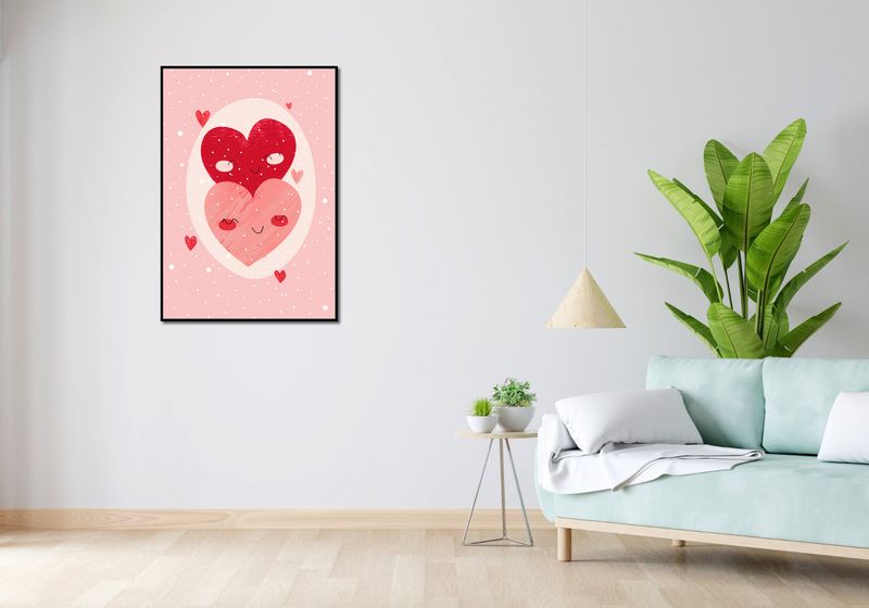 Plakat 68x98cm Ciepło Serca zdjęcie 4