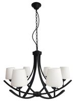 Londyn zwis 6x60W E27 czarny