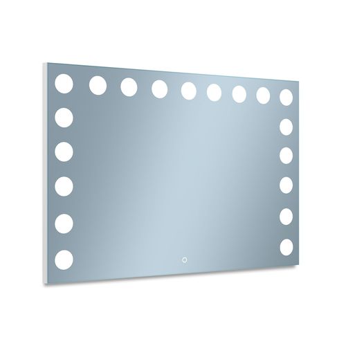 Toaletka MEGAN B2 z lustrem VISAGE biała/FRONTY POŁYSK na Arena.pl