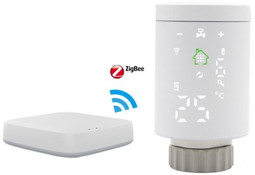 INTELIGENTNA GŁOWICA TERMOSTAT DO KALORYFERA TUYA ZIGBEE WIFI Idomtuya na Arena.pl
