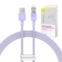 Kabel Baseus Explorer 2.4A Szybkie Ładowanie Lightning 1m Fioletowy