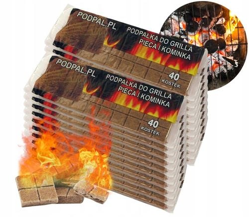 PODPAŁKA DO KOMINKA ROZPAŁKA GRILLA PIECA 800 x KOSTEK WYDAJNA OGNISKA na Arena.pl